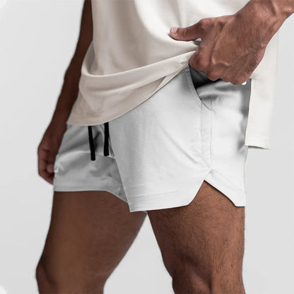 Mens Workout Fitness Shorts Summer Thin Breathable Jogger Shorts Gym Bodybuilding Quick Dry Leisure Running Shorts Soft Touch