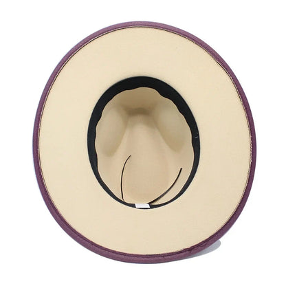 British-style Men's and Women's Fedoras, Gradient-coloured Jazz Caps, Tweed Top Hats and Wide-brimmed Hats for Autumn