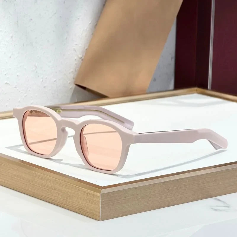 Modern Square Classical Sunglasses Men Women Handmade Fashion High Street Premium Quality UV400 Glasses with Case