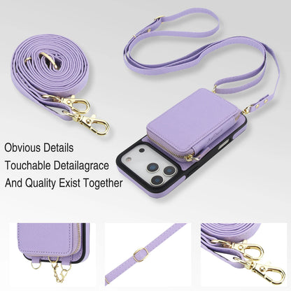 2 in 1 Detachable Crossbody Magnetic Cards Solt Wallet Leather Case For iPhone 17 Pro Max 16 Plus 15 14 13 12 Shockproof Cover