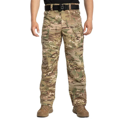 Tactical Combat Pants Men streetwear Camouflage Cargo Pants Army Work Waterproof  Trousers Urban Casual Pants
