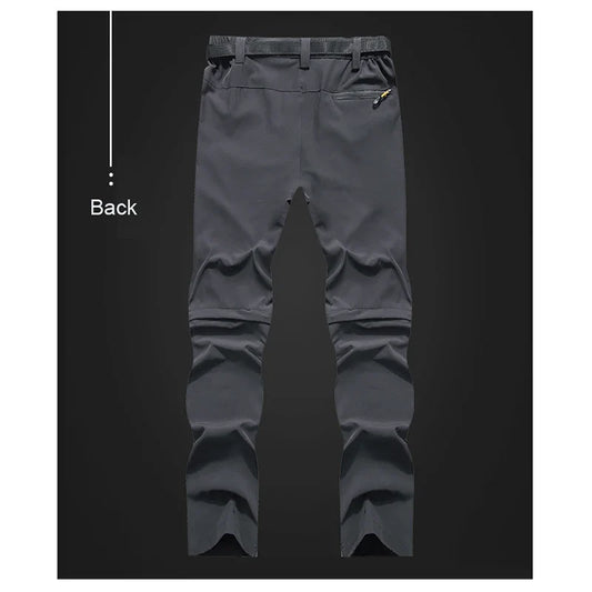 Trekking Pants Hiking Camping Men Summer UV-Proof Outdoor Sports Detachable Shorts Quick Dry Sportswear Wlaking Fishing Trousers