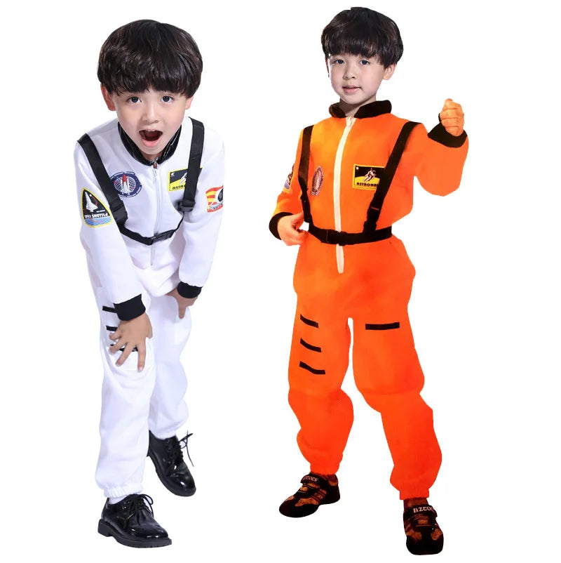 Astronaut Kostuum Voor Kids Space Pak Rol Spelen Dress Up Kostuum School Uniformen Cosplay Party
