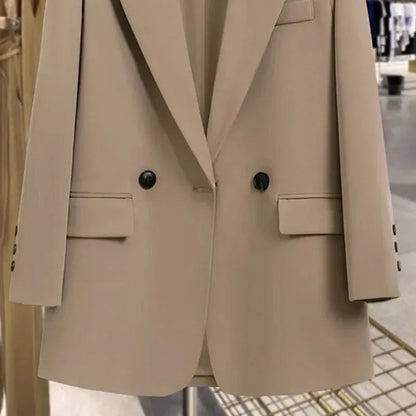 New style Ladies Blazer 2025 Spring Autumn Temperament Korean Casual Female Suit Fashion Joker High quality Women Coat.