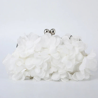 Flower Dinner Purse Designer Floral Chain Crossbody Bride Handbag Clutches Woman Petal Evening Party Clutch Wedding Dress Bag
