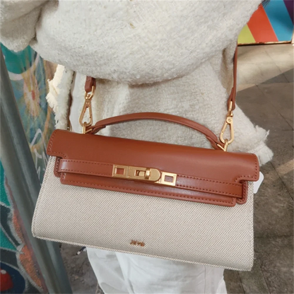 Crocodile Embossed Handbag, Luxury Designer Convertible Purse for Women, Crossbody & Shoulder Bag in New Style