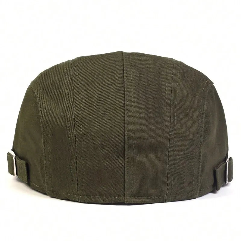 Men Light Board Solid Color Newsboy Caps British Painters Hats Spring and Summer Adjustable Flat Cap Hip Hop Berets