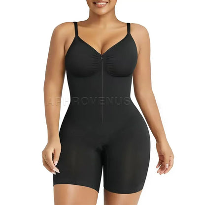 Fajas Colombianas Women Tummy Control Bodysuit Shapewear High Waisted Butt Lift Tights with Adjustable Straps & Breathable Mesh