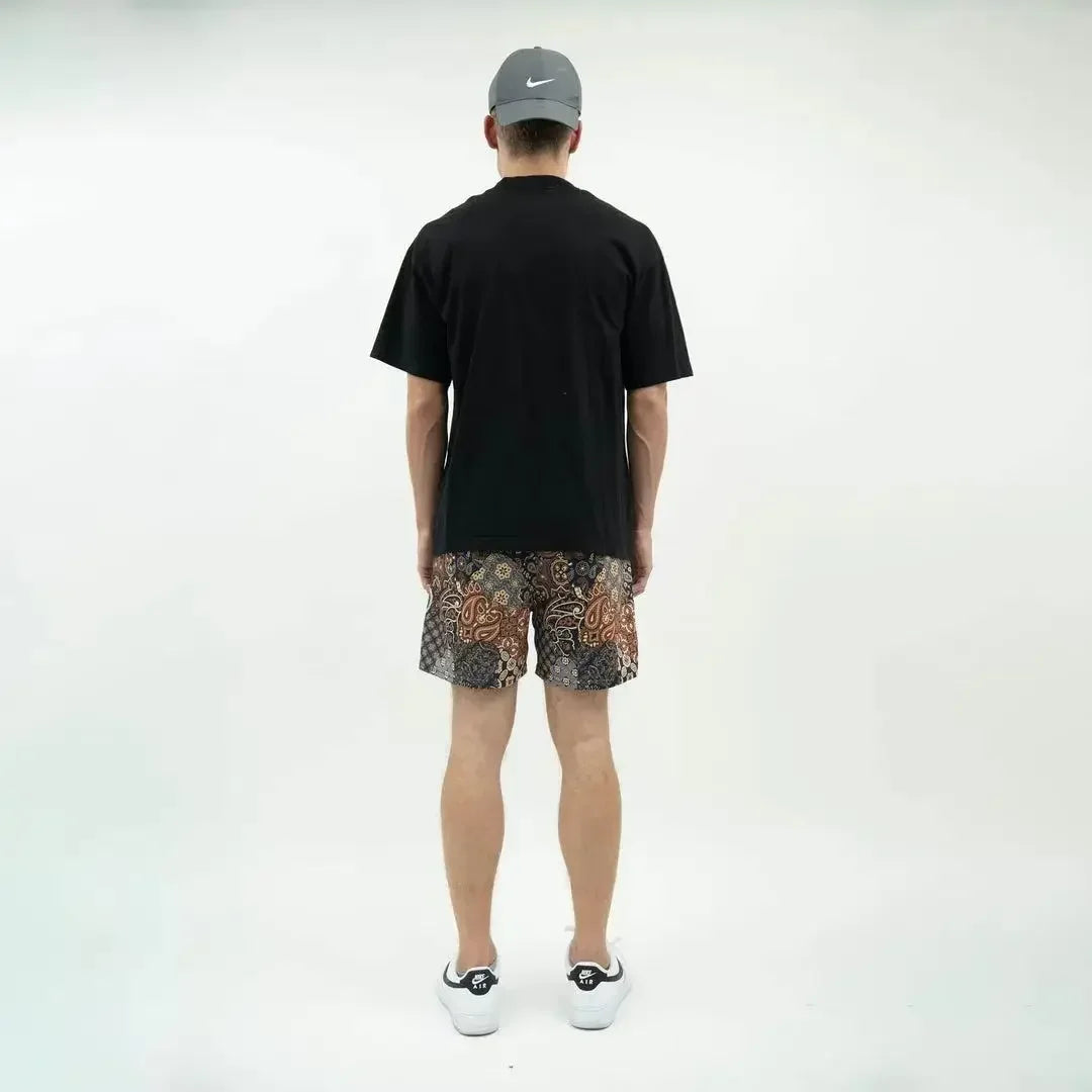 Summer Trend Motorcycle Shorts Mens Quick Dry Clothing Casual Short Pants Gym Fitness Sports Mesh Basketball Sweatpants