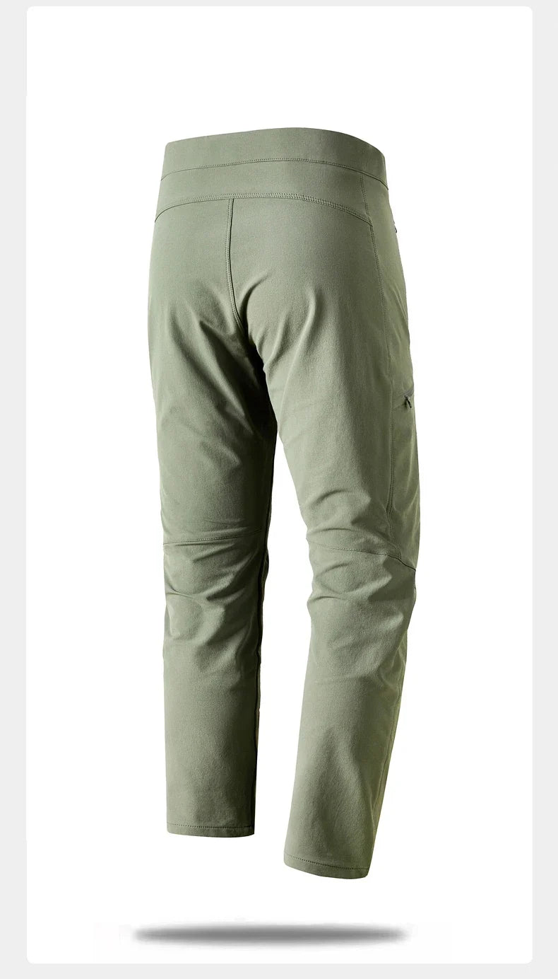 Male Hiking Pants Outdoor Waterproof Windproof Mountaineering Trousers Autumn With Belt Elasticity Fishing Cycling Cargo Pants