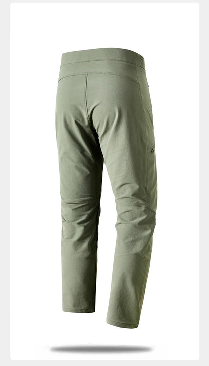 Male Hiking Pants Outdoor Waterproof Windproof Mountaineering Trousers Autumn With Belt Elasticity Fishing Cycling Cargo Pants