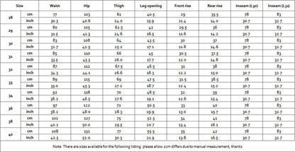 Denim Jeans Loose Straight Fit Heavyweight Raw Denim Pants