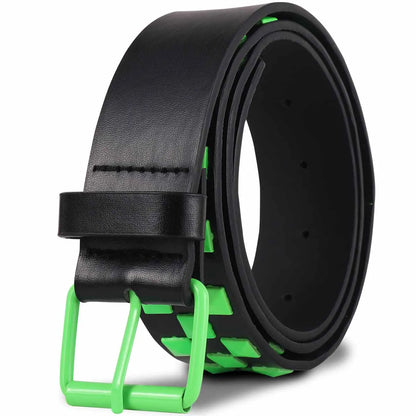 Ladies' inlaid belt, suitable for punk, street, and retro styles, can be paired with hard items such as leather jackets