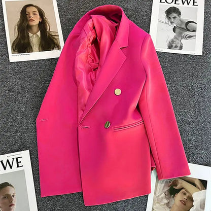 2026 Spring Autumn New Women's Jacket Chic Elegant Casual Sports Female Suit Coat Korean Fashion Jacket Women Blazers Outerwear