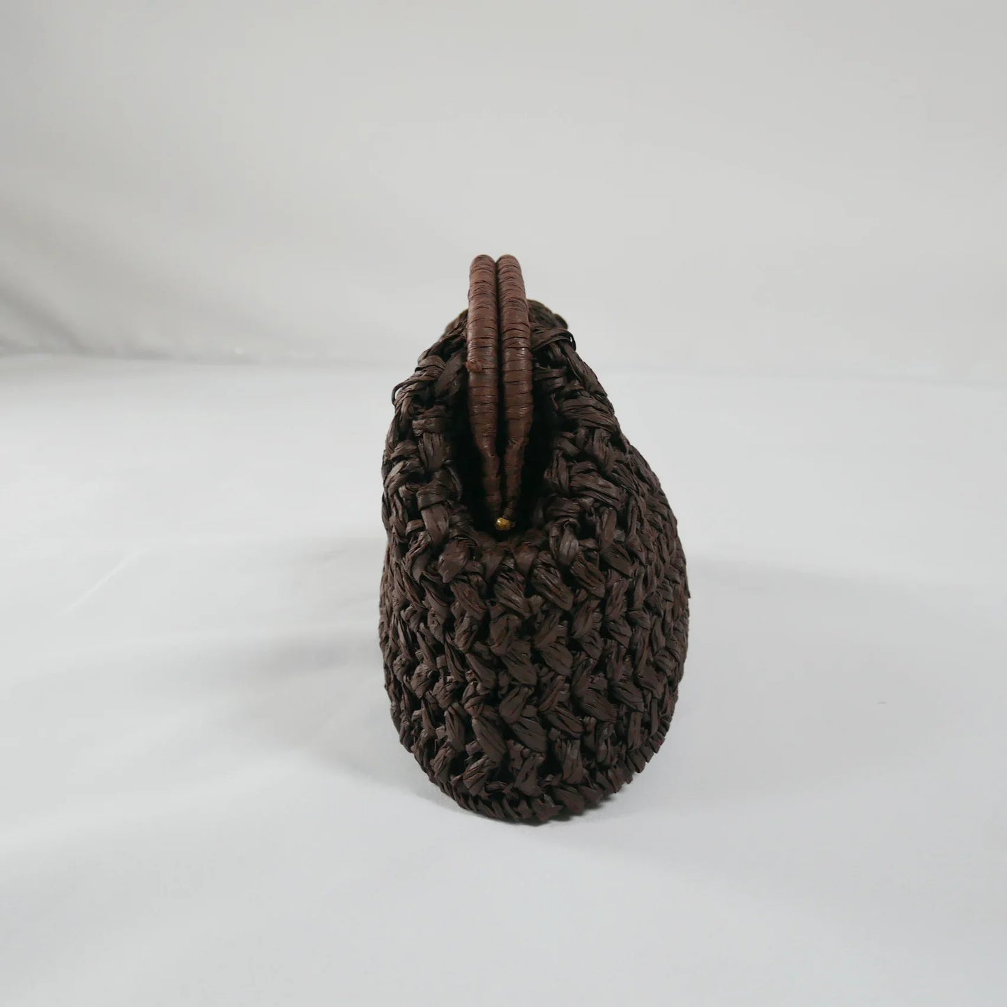 Fashion Straw Clip Shell Clutch Bag for Women Designer Paper Woven Handbags Casual vintage Handmade Summer Beach Bag 2025