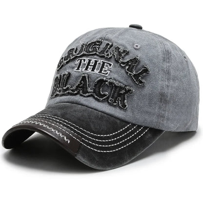 Men Retro Letter Embroidery Baseball Caps Spring Summer Women Cotton Adjustable Casual Hat Hip Hop Streetwear Sun Hats