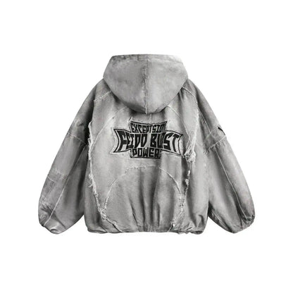 Autumn Winter New Men's Tide Original Design Techwear High Street Fashion Trend Vintage Jacket Chic Casual Coats Ins HK6132