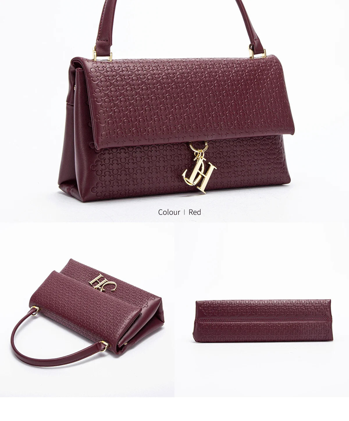 Women's Shoulder Bag 2024 New Flip Bag Detachable Handbag
