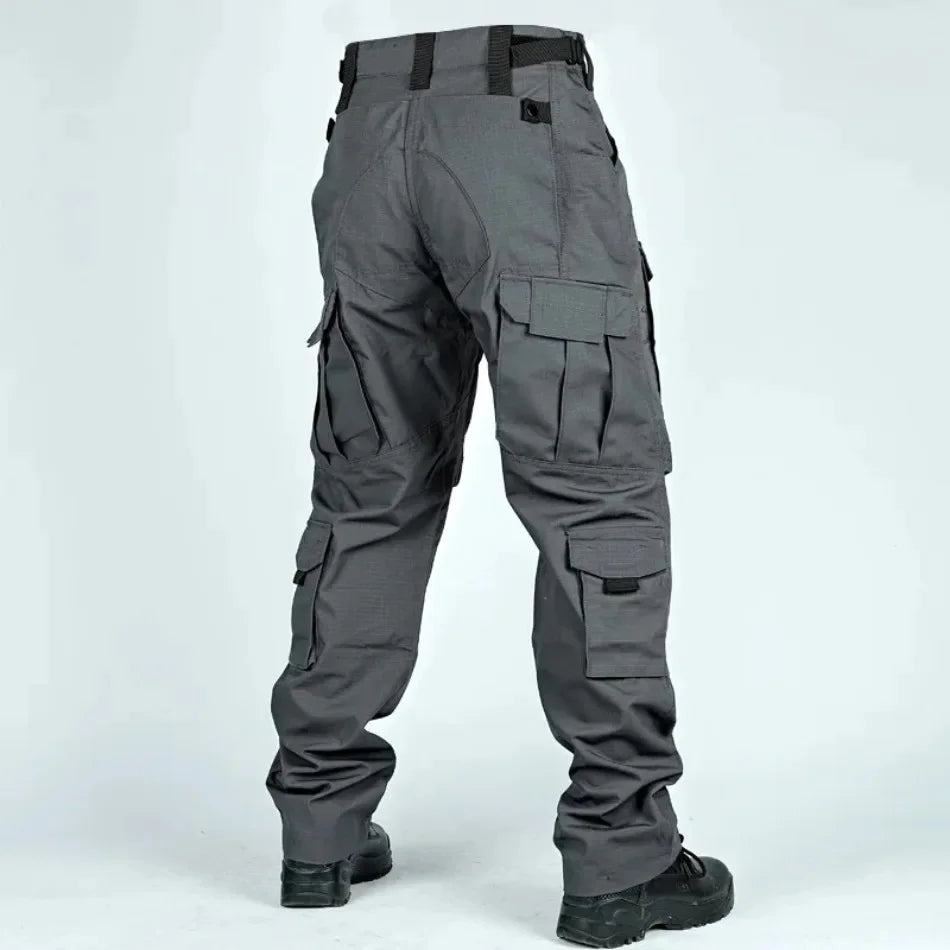 New Men Tactical Pants Quick Drying Multi-Pocket Cargo Pants Casual Tactical Trousers Wear-Resistant Work Traning Pant Loose