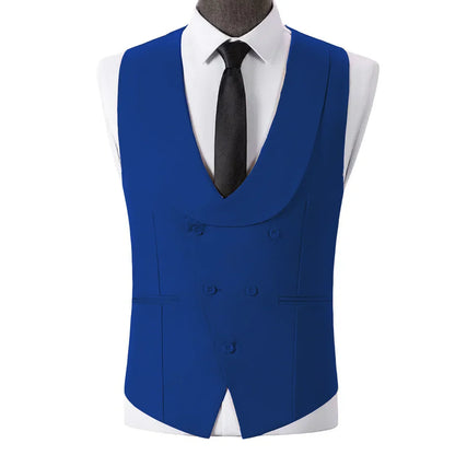 Men Vest Light Champagne With Lapel Solid Waistcoat For Wedding Banquet Prom Business Work Office Casual Daily Men Suit Vest