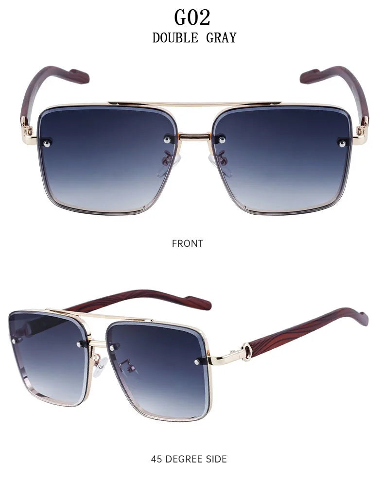 2024 Square Sunglasses For Men Vintage Sunglasses Women Trendy Vintage Fashion Glasses Dropshipping Gafas De Sol Hombre Okulary