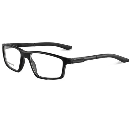 Geometry Sports Men Women Running Anti-dropout Reading Glasses TR90 Prescription Anti Blue Light Myopia Customized 9804