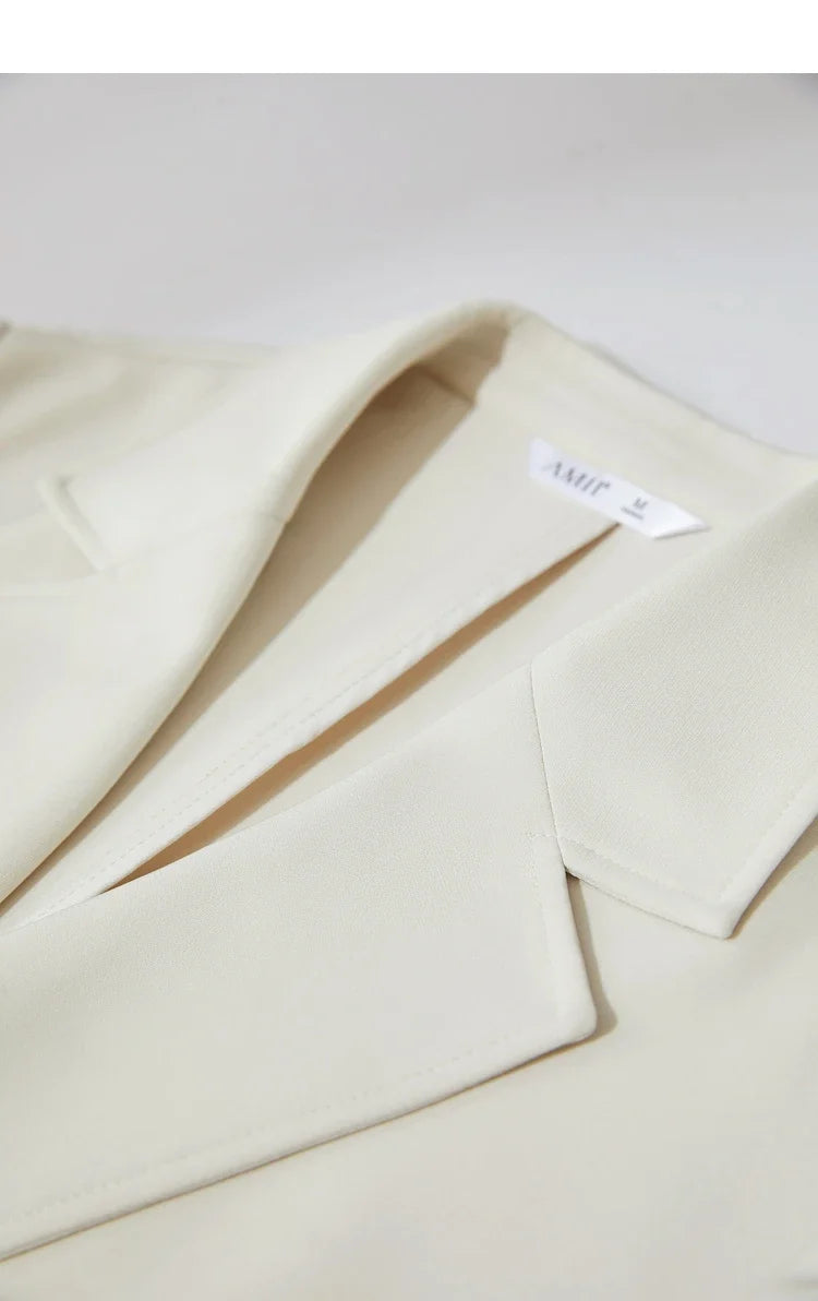 Minimalism 2024 Summer New Commuter Fashion Loose Blazer High Waist Casual Solid Pants Women's Clothes Separately 12442201