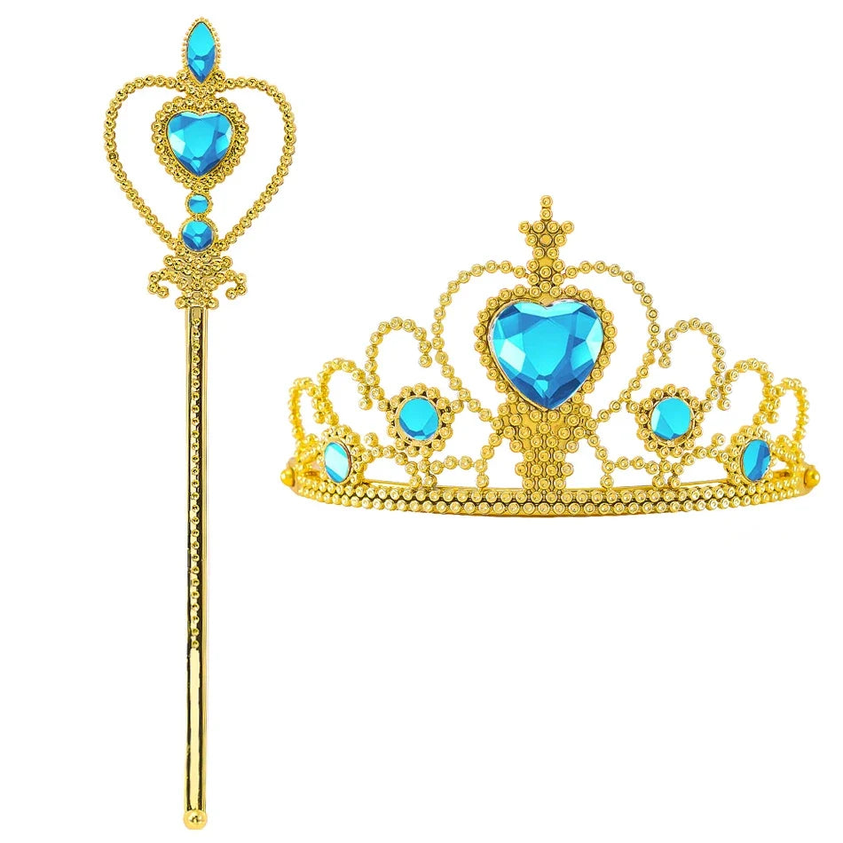 Girl Halloween Princess Dress Aladdin Magic Lamp Jasmine Dress Girl Fancy Mesh Ball Gown Childrens Day Gifts Carnival Costume