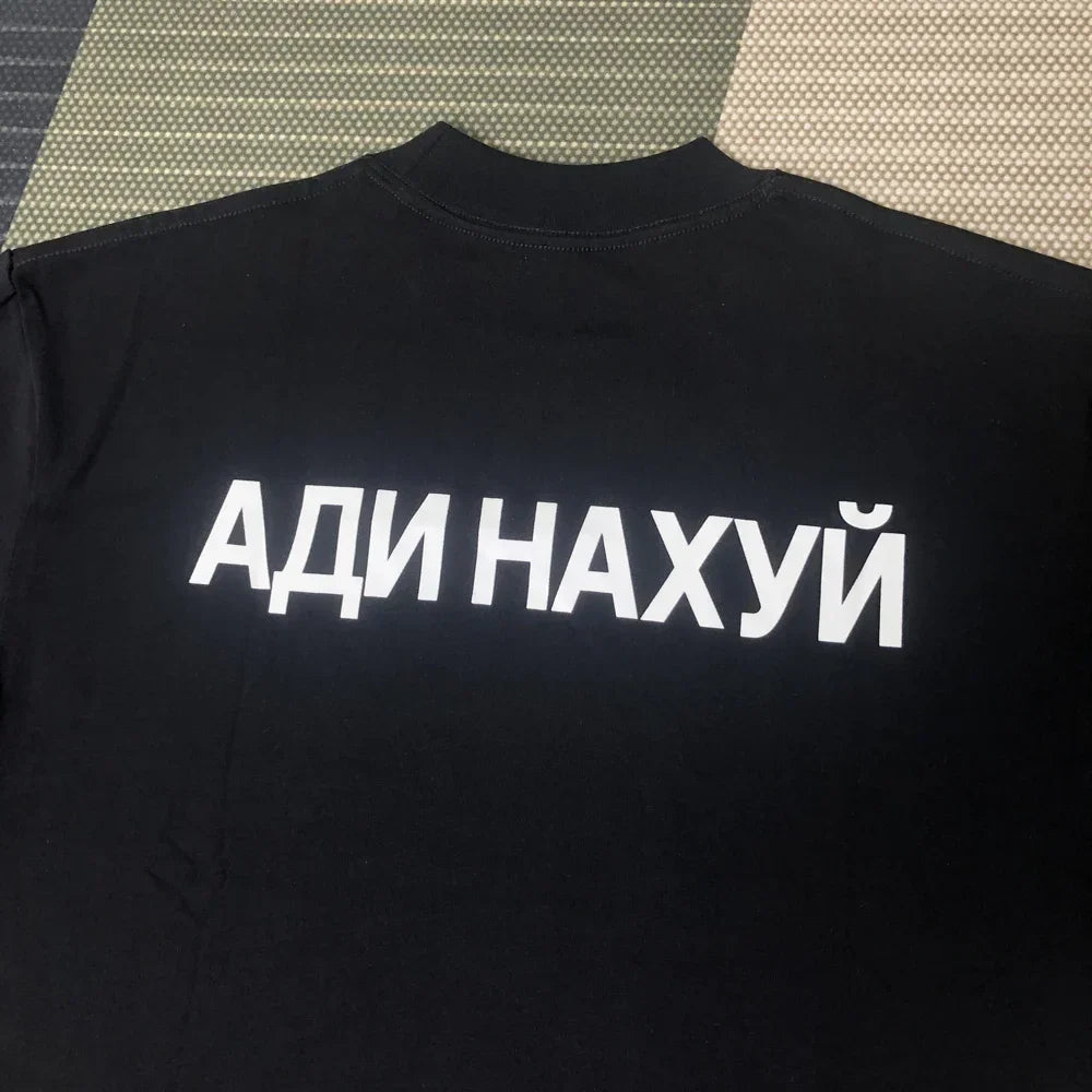 T Shirt For Men Kanye West DONDA Streetwear Quality Clothing Loose Oversized Cotton Tops Tee For Men Unisex