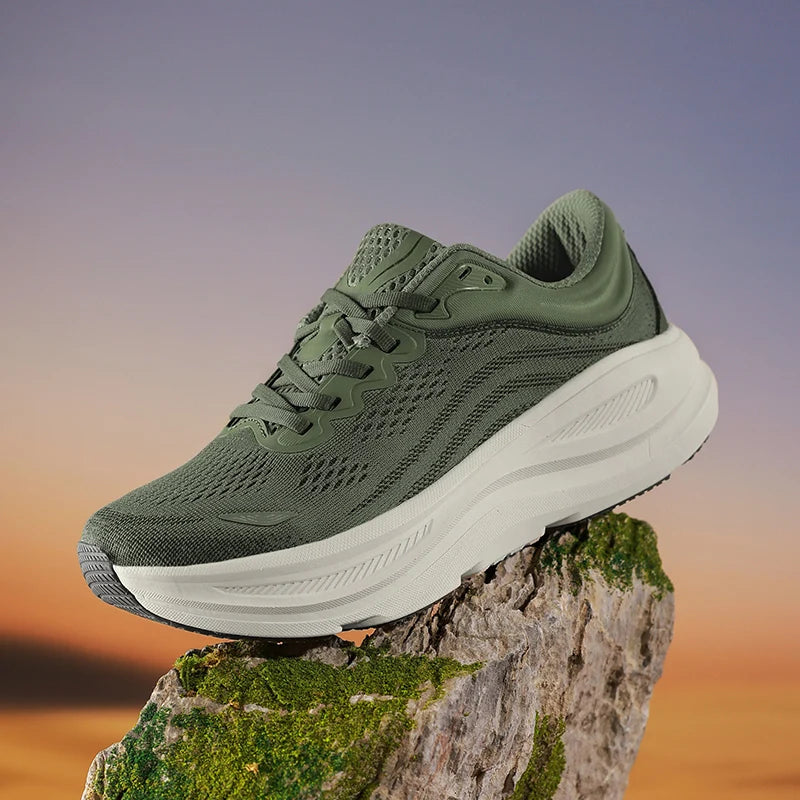 Fashionable Casual Men's Sneakers Non-Slip Wear-Resistant Air Cushion Sneakers Outdoor Lightweight Breathable Mesh Running Shoes