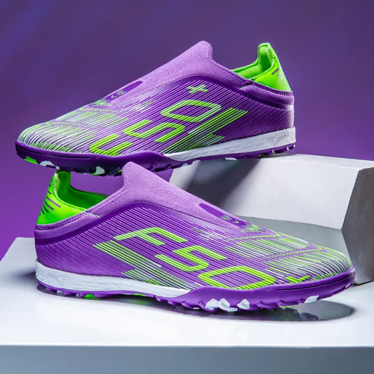 High Quality Mens Football Boots F50 Boys FG/TF Training Studded Fast Soccer Cleats Pro Non Slip Football Shoes for Man 35-45