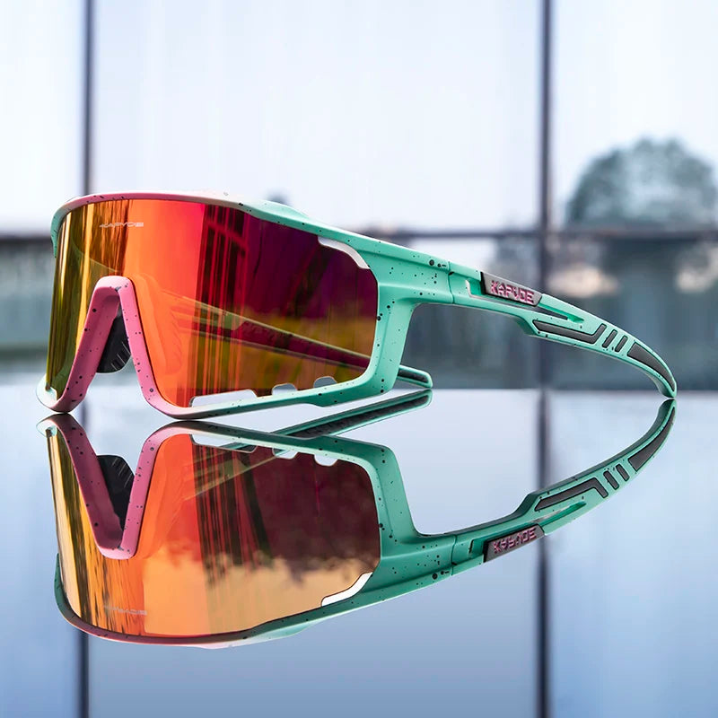 UV400 Cycling Sunglasses Men MTB Sport Glasses Outdoor Hiking Camping Goggles Women Road Bike Bicycle TR90 Frame 2023