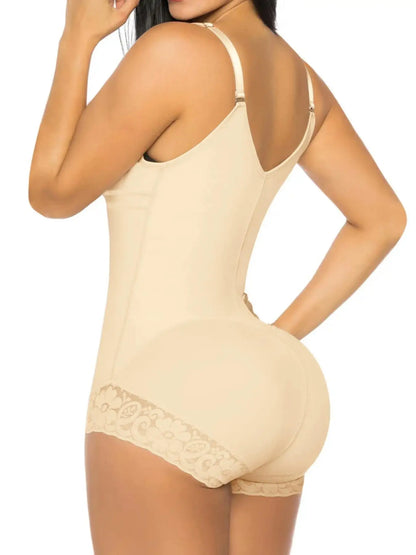 1 Pc Shapewear For Women Tummy Control Fajas Colombianas Body Shaper Zipper Open Bust Bodysuit