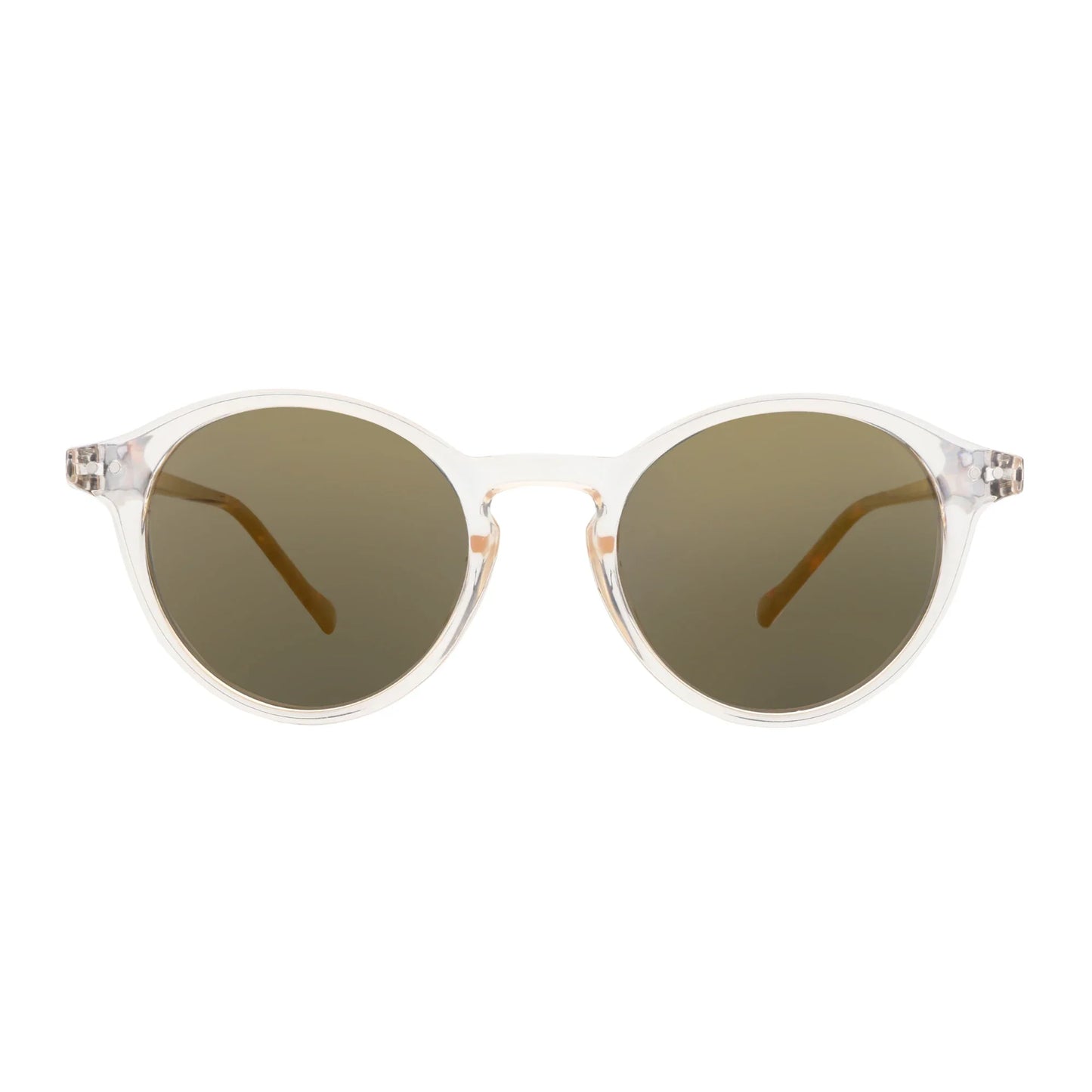 (XL Size)Retro Polarized Sunglasses Men Women Vintage Round Frame Sun Glasses UV400 Goggles Shades
