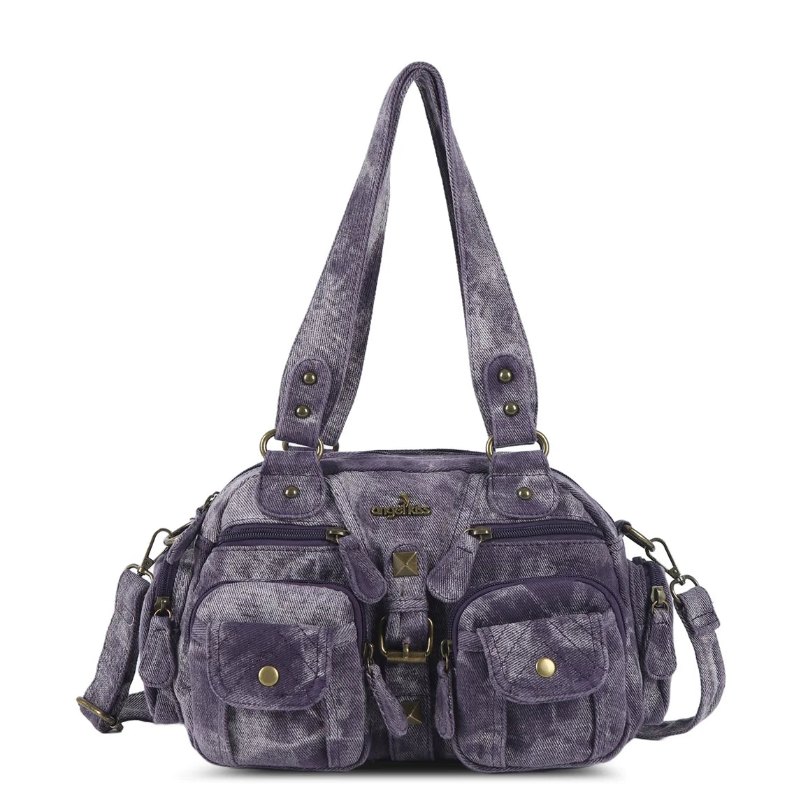 Vintage Bag Women Small Handbags Satchel Top-handle Handbag PU Shoulder Bag Fashion Dumpling Pack Multi-pockets Shoulder Bags