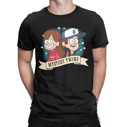 Men's Gravity Falls T Shirt  100% Cotton Clothes Amazing Short Sleeve O Neck Tee Shirt Unique T-Shirts