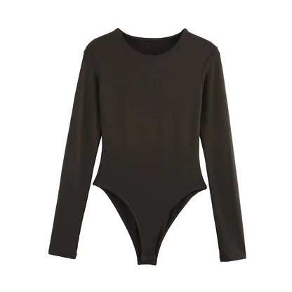 Black Bustier Bodys for Women Sexy Extreme Bodysuit Women Long Sleeve Bodysuits Woman One Pieces Summer Tops Woman 2025