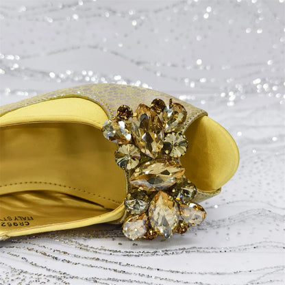 2025 Fashionable Orange Open Toe Women's Sandals with Matching Bag Set - Perfect for Weddings and Parties