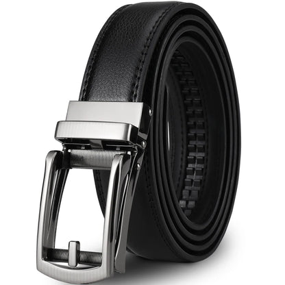 Men's automatic buckle waistband, adjustable without holes, suitable for office and daily casual wear