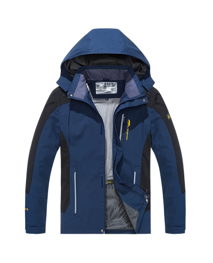 Men's Waterproof Hiking Jacket Large Size Windproof Windbreaker Camping Hunting Running Trekking Fishing Coat Men Outdoor