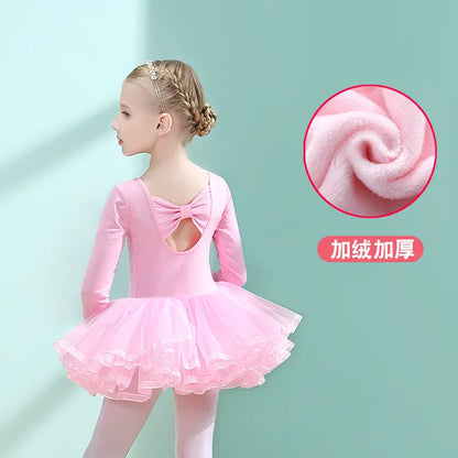 Children's Dance Costume Girl Dress Tutu Outfit Vestido Girls Clothes Ballet Leotard Robe Fille Summer Ballet Skirt Baby Dresses
