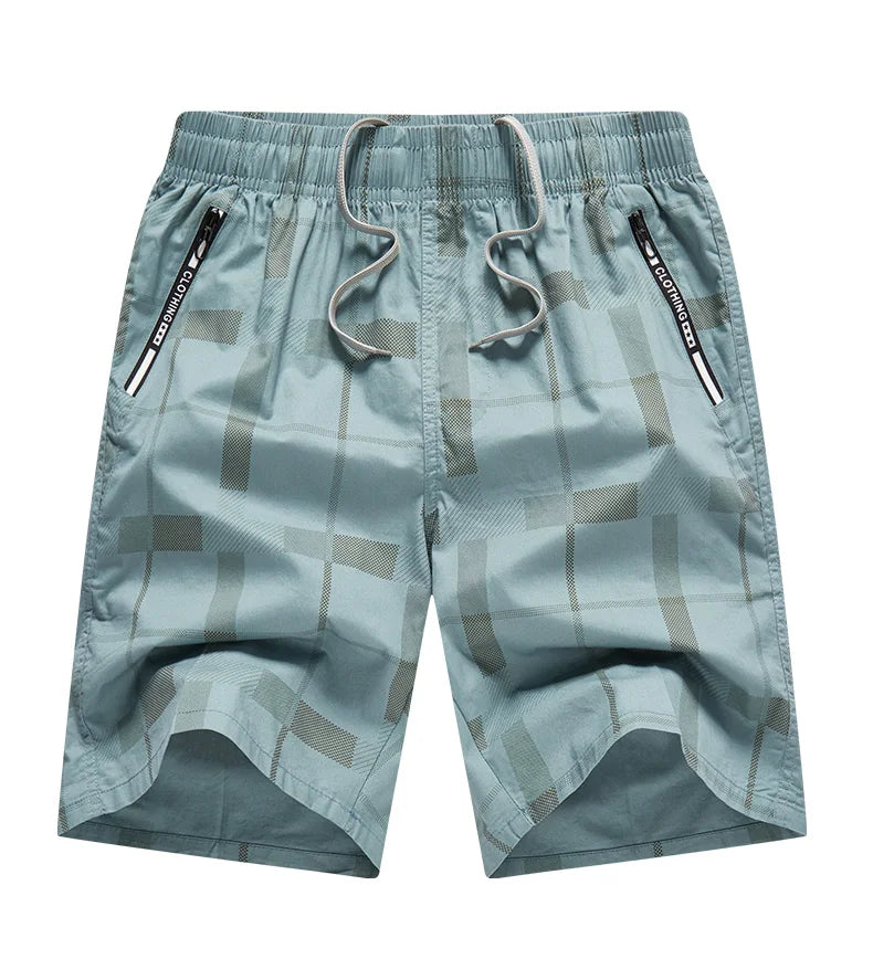 Quality Fashion Print Shorts Men Hawaii Beach Casual Shorts Outdoor Sports Elastic Waist 6XL Oversize Red Baggy Half Pants