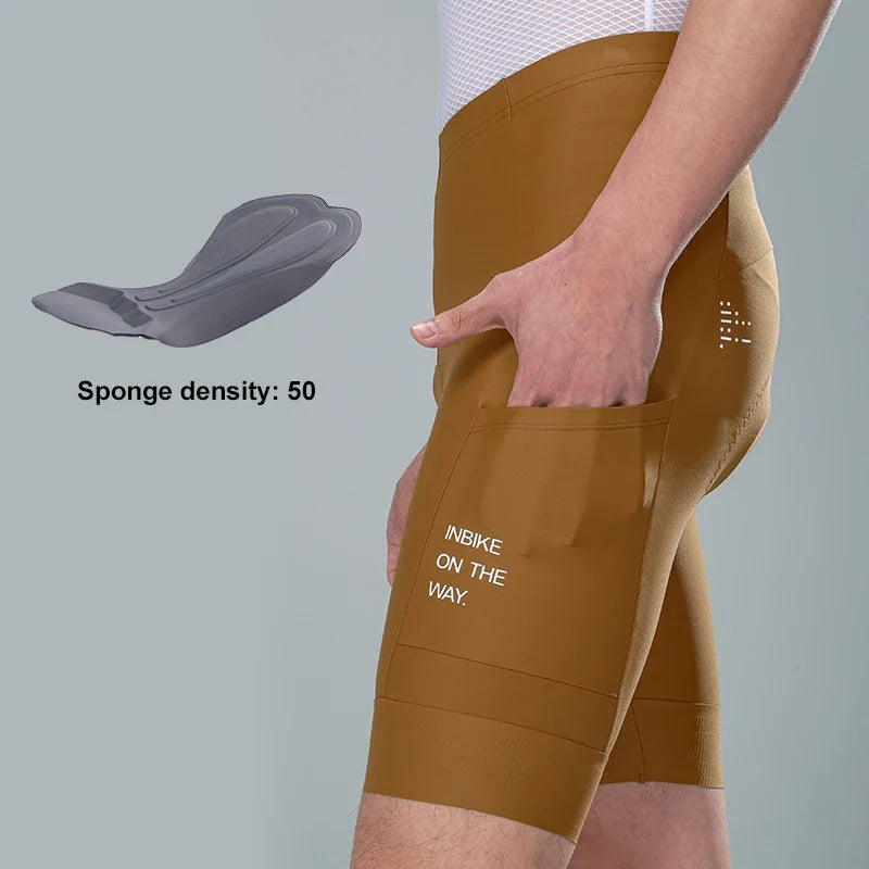 Pro Summer Men's Cycling Shorts Bicycle Pants Shock-absorbing Cycling Clothing Mountain Road Bike Tousers With Pocket