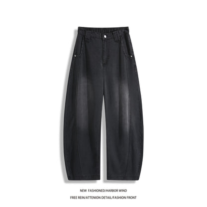 Man Pants Mens Jeans Summer New High Street Fashion Casual Thin Ice Silk Curved Blade Trousers For Men
