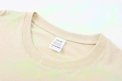 Men's Casual Printed Cotton T-Shirt Premium High Quality Soft Breathable Solid Color Tee Shirt Stylish Unique Logo Graphic