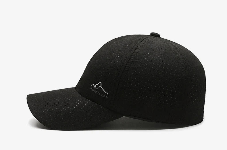 Unisex Simple Cross Water Drop Embroidery Baseball Caps Spring and Autumn Outdoor Adjustable Casual Hat Sunscreen Hat