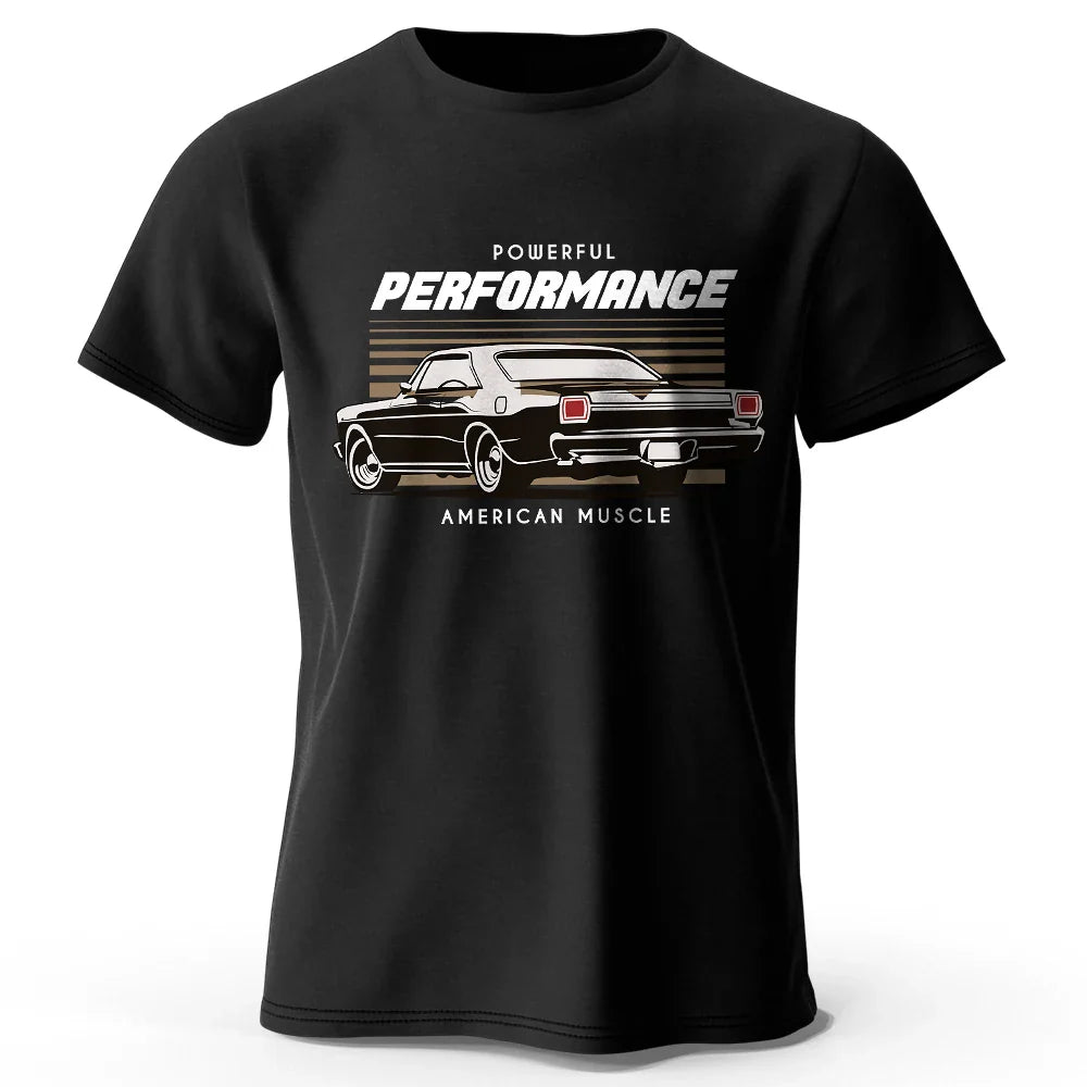 Custom Car Club Patch Printed Unisex Men Women T-Shirt Tees Tops 100% Cotton Embossed Logo Graphic Gearhead Outfit