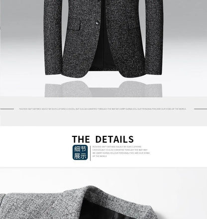 New Summer and Autumn Linen Thin Breathable and Sun-Protective Suit Jacket with Inner Lining, Slimming Middle-Aged Men's Suit