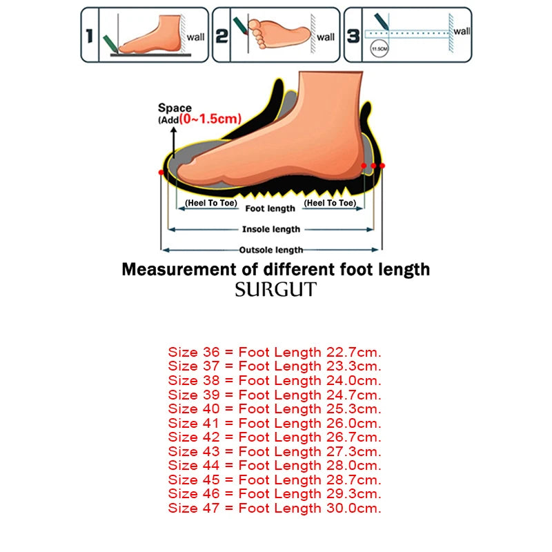 SURGUT Men Snow Boots Plush Warm Waterproof Winter Outdoor Ankle Shoes For Men