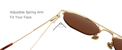 Fashion Uv400 Protect Sunglasses Men Women Trendy Double Bridge Pilot Polarized Sun Glasses Goggles Shades